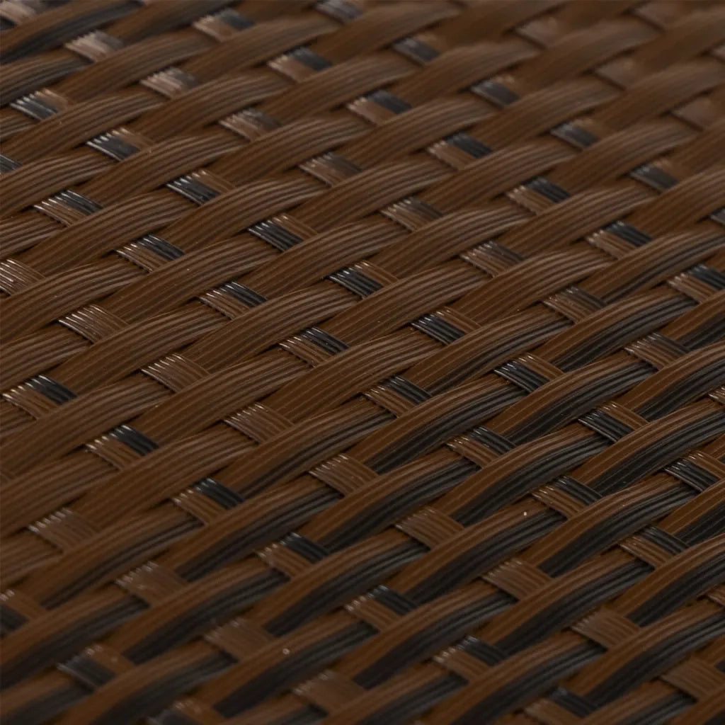 Schermo da balcone | Paravento da Balcone Marrone e Nero 400x80 cm in Polyrattan