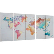 Quadri su Tela 5 Pezzi ¨C Minimal ¨C 80x40cm Multicolore