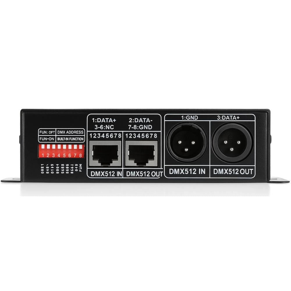 Optonica 6308 decoder dmx512 12a per controllo luci led professionale