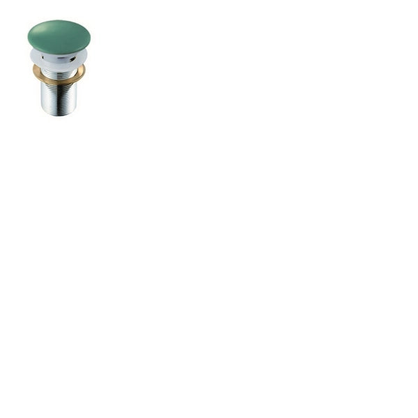 Piletta lavabo click-clack con troppopieno FANCY2 Verde Foresta