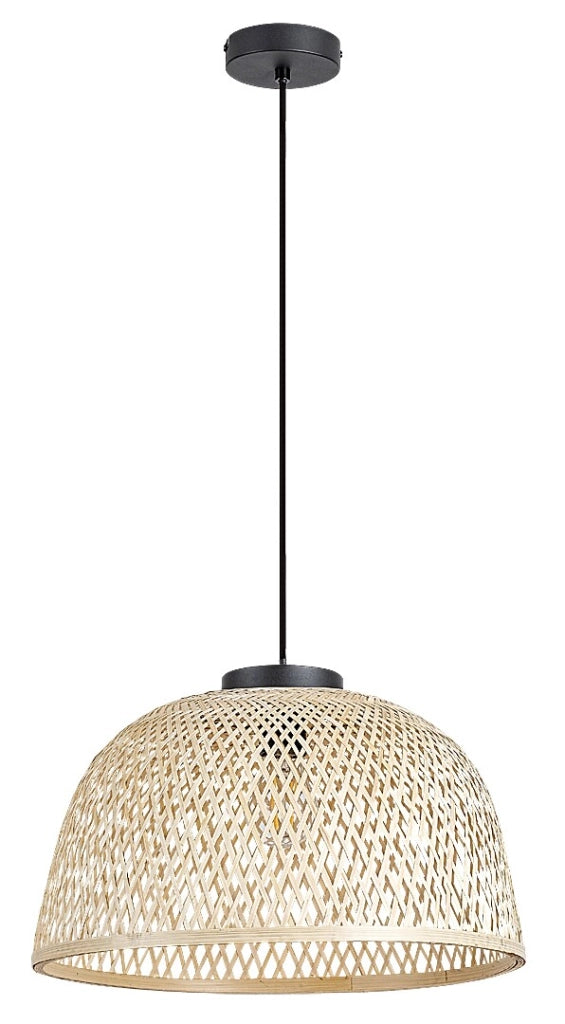 Rabalux Rattan lampada a sospensione rattan nera E27