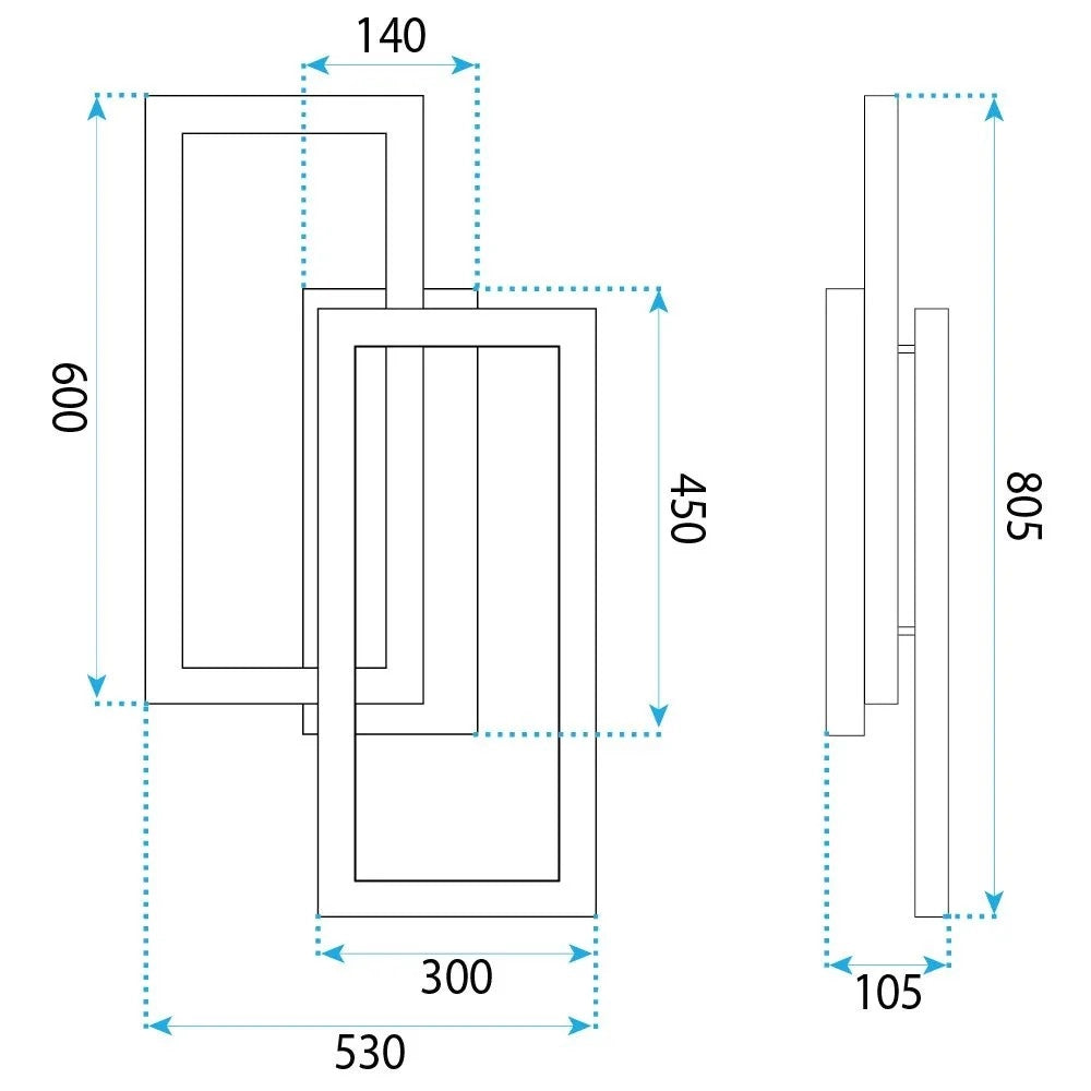 Lampada Da Soffitto Led Swe059-c Black