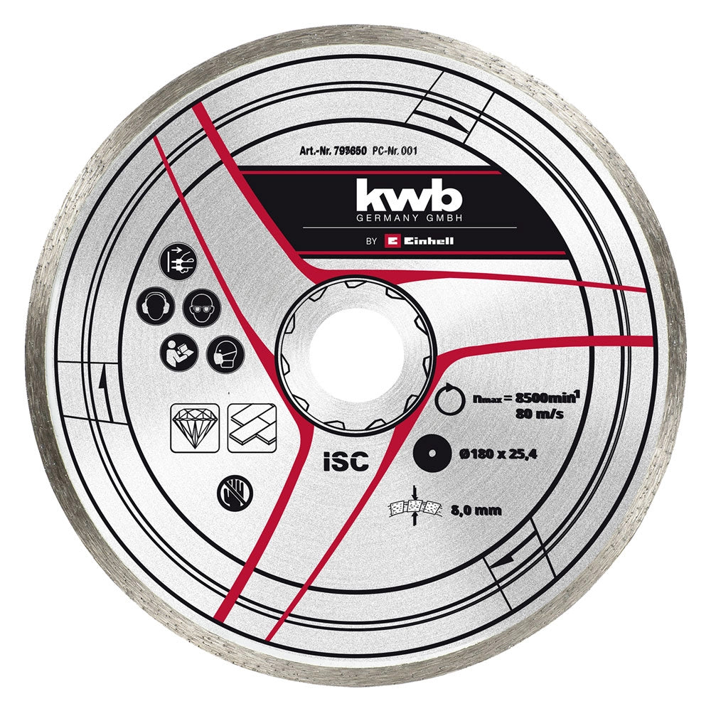 DISCO DIAMANTATO Ø 180 mm - foro 25,4 mm  - EINHELL