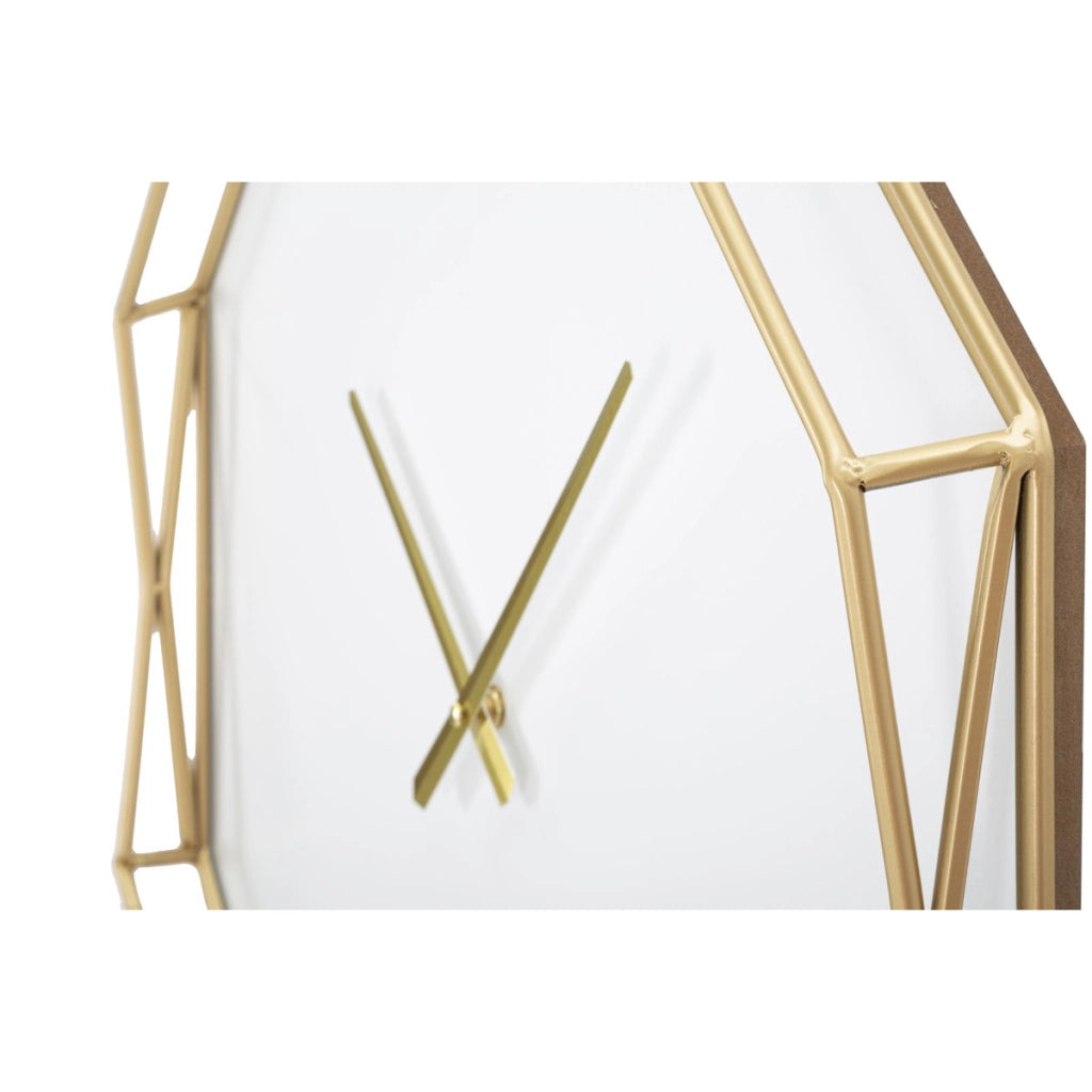 Orologio da Parete VKH281, Oro, Metallo, 56x6,5x56 cm