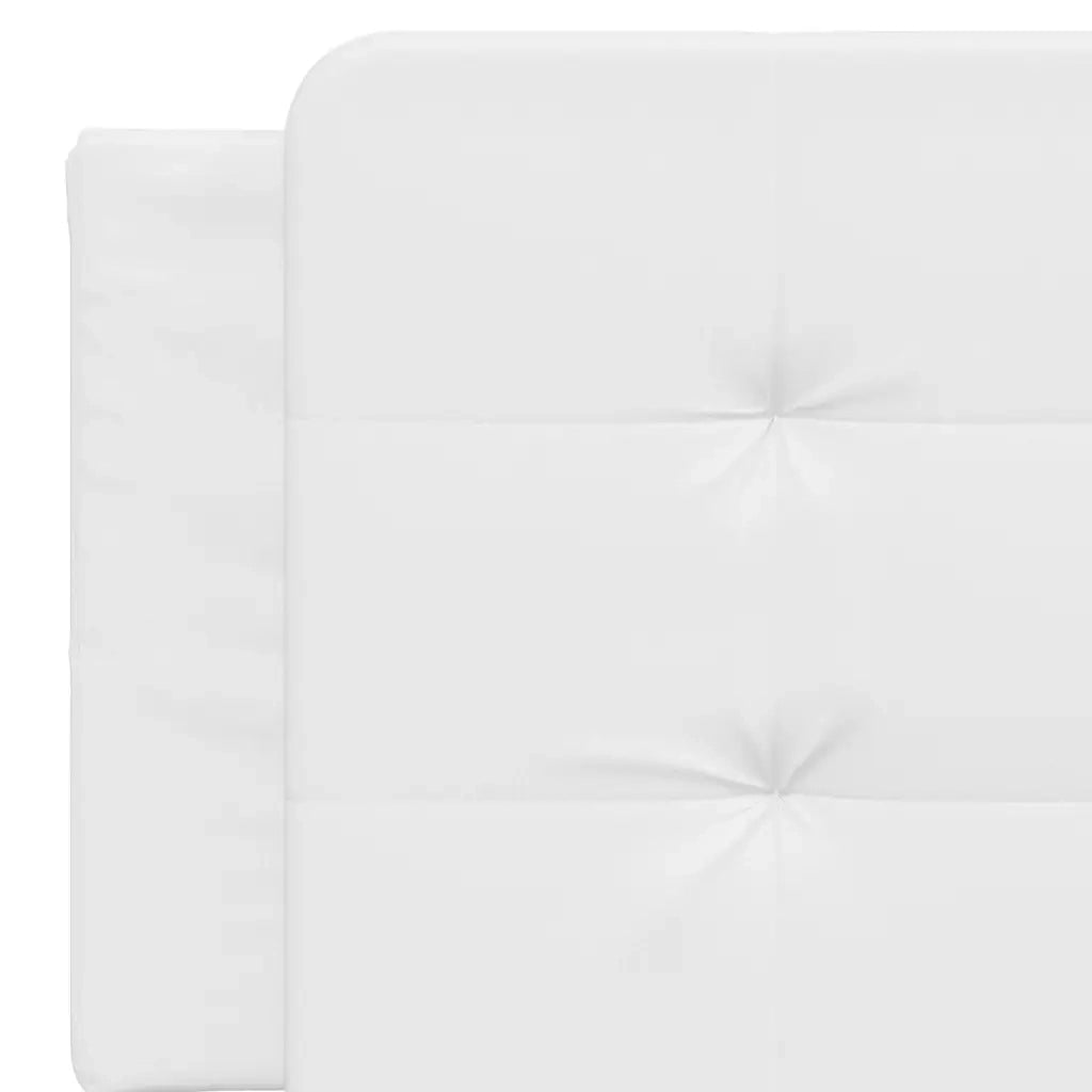Cuscino Testiera Zadar Bianco 152 cm in Similpelle 374891