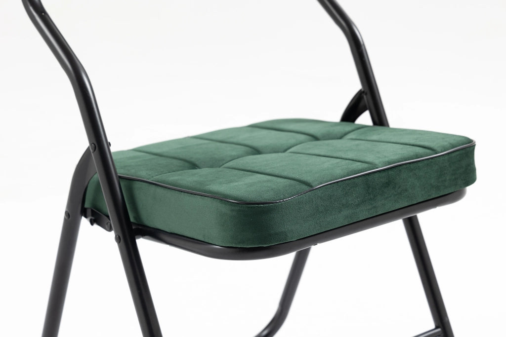 Sedie Pieghevoli con Cuscino Set 2 Pezzi ¨C MINIMAL ¨C Verde