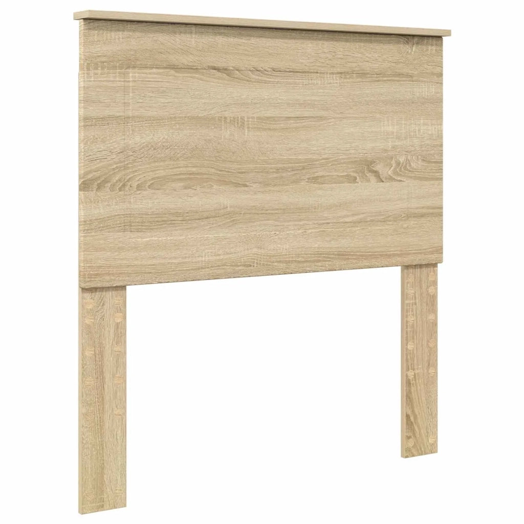 Letto con Contenitore con testiera-Struttura Letto con contenitore Rovere Sonoma 90 x 200 cm 597294