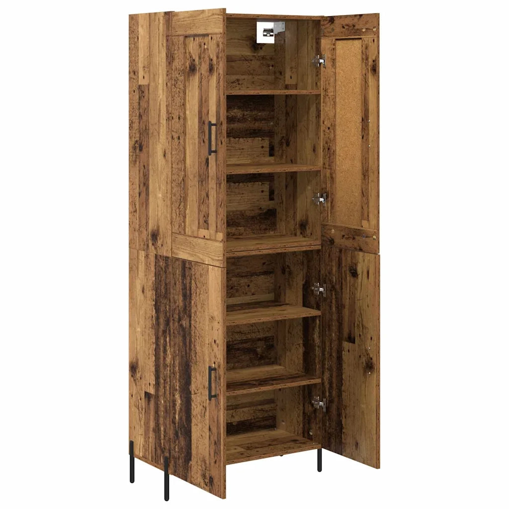 Credenza 2 pcs Legno vecchio Legno multistrato 3415667