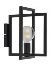 Applique loft geometrica nera Eden 1xE27 15W Sigma Lighting