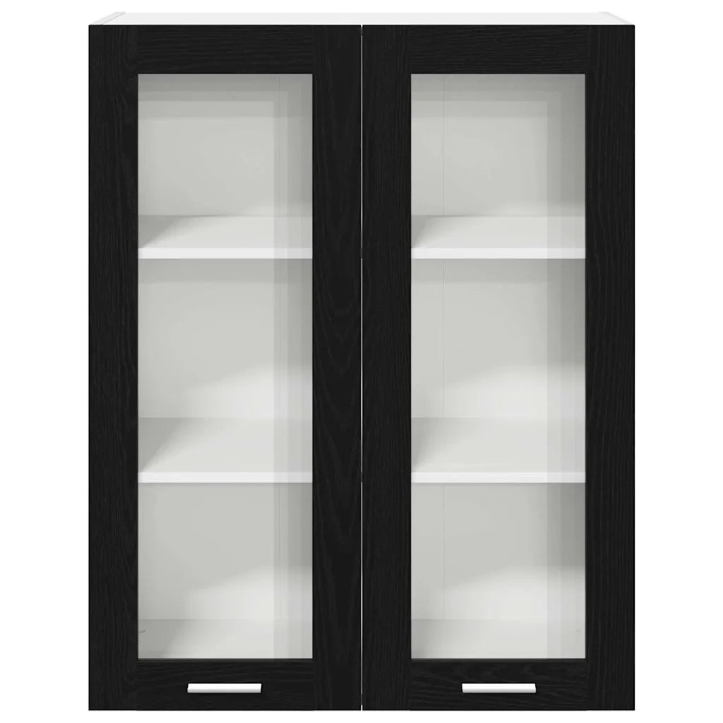 Armadio pensile Rovere Nero 80 x 31 x 100 cm Legno multistrato 884395