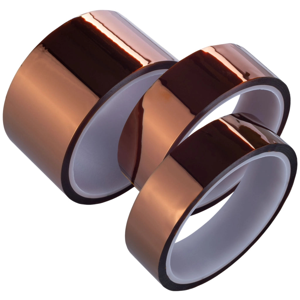 Nastro Kapton 100mm x 30m – Alta Resistenza Termica 240°C | Spessore 0,05mm, Adesivo Silicone