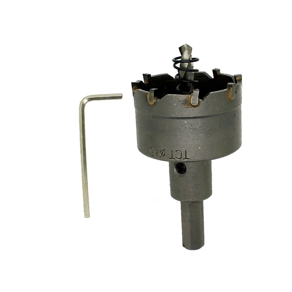Trade Shop - Fresa A Tazza Con Punta Per Trapano Muro Metallo Legno Acciaio Da 20 A 80mm -       25 Mm