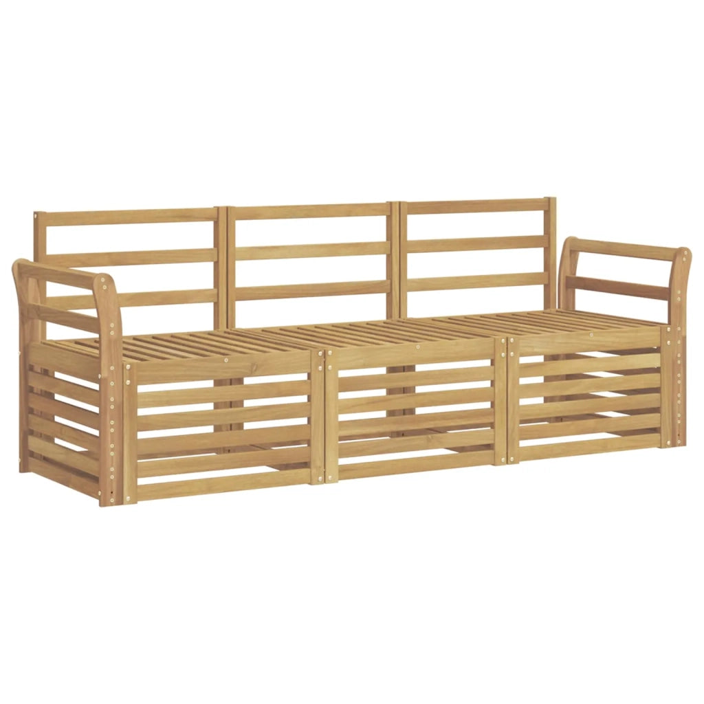 Set divani Legno di Acacia Massello 3391314