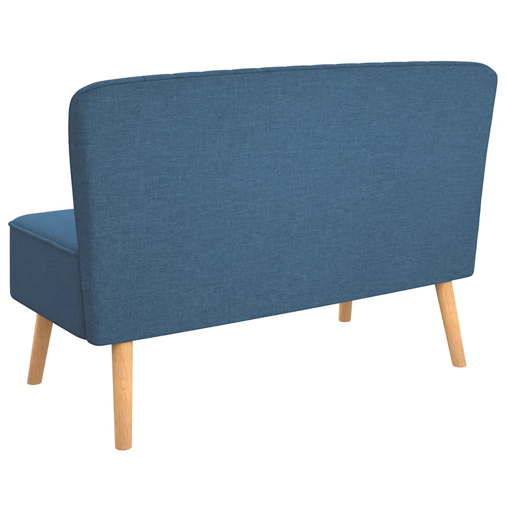 Divano in Tessuto 117x55,5x77 cm Blu 244072