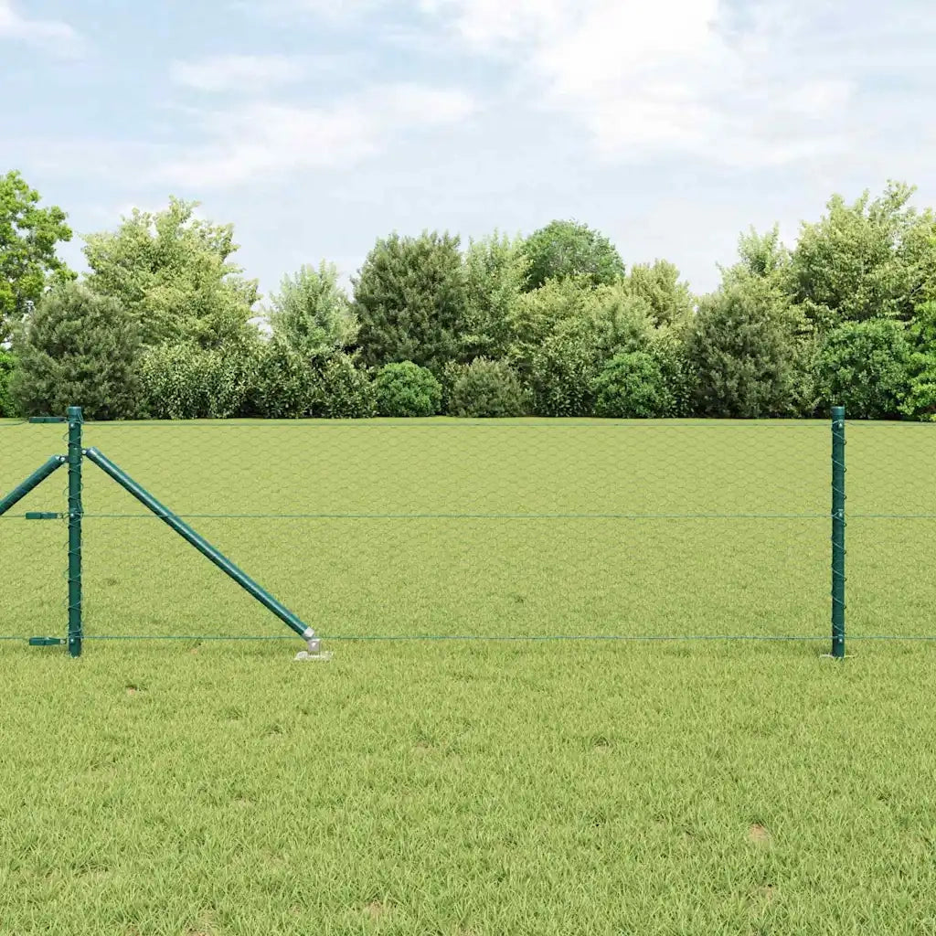 Palo della recinzione Verde 100 x 0,8 m (rete da 25 mm)