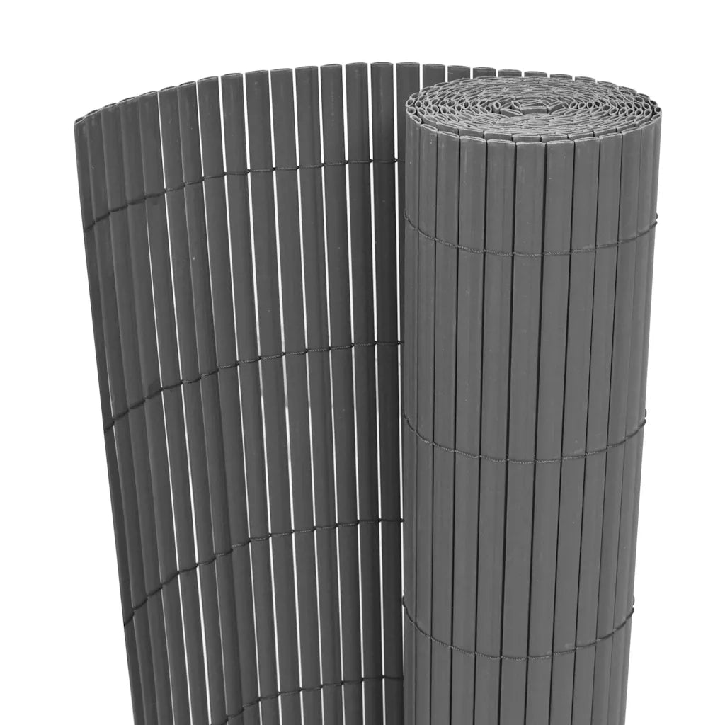Recinzione per Giardino Grigio 150 x 300 cm PVC 43636
