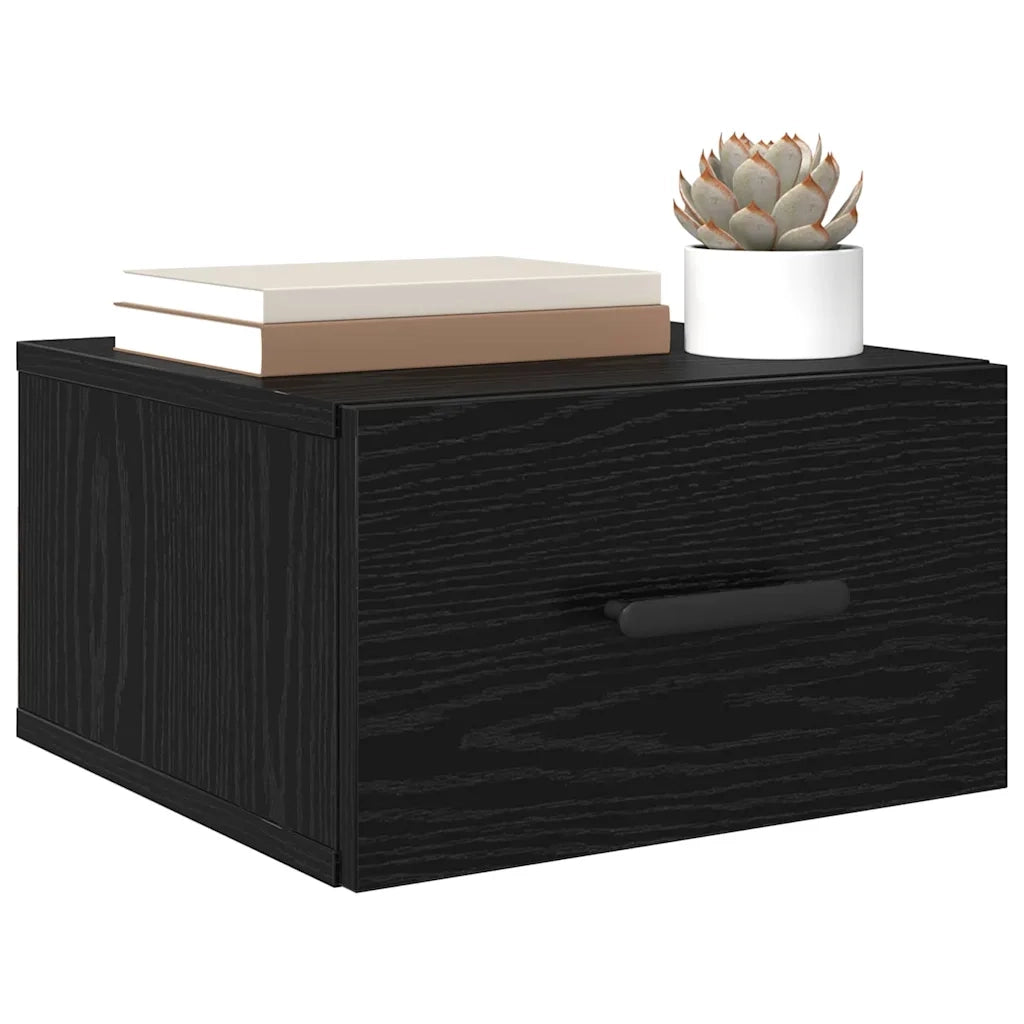 Armadio da Notte 2 pcs Rovere Nero 35 x 35 x 20 cm 882389