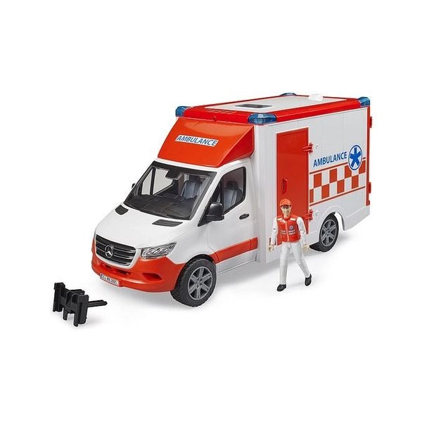 Mezzo primo soccorso bruder 02676 mercedes sprinter ambulanza con auti