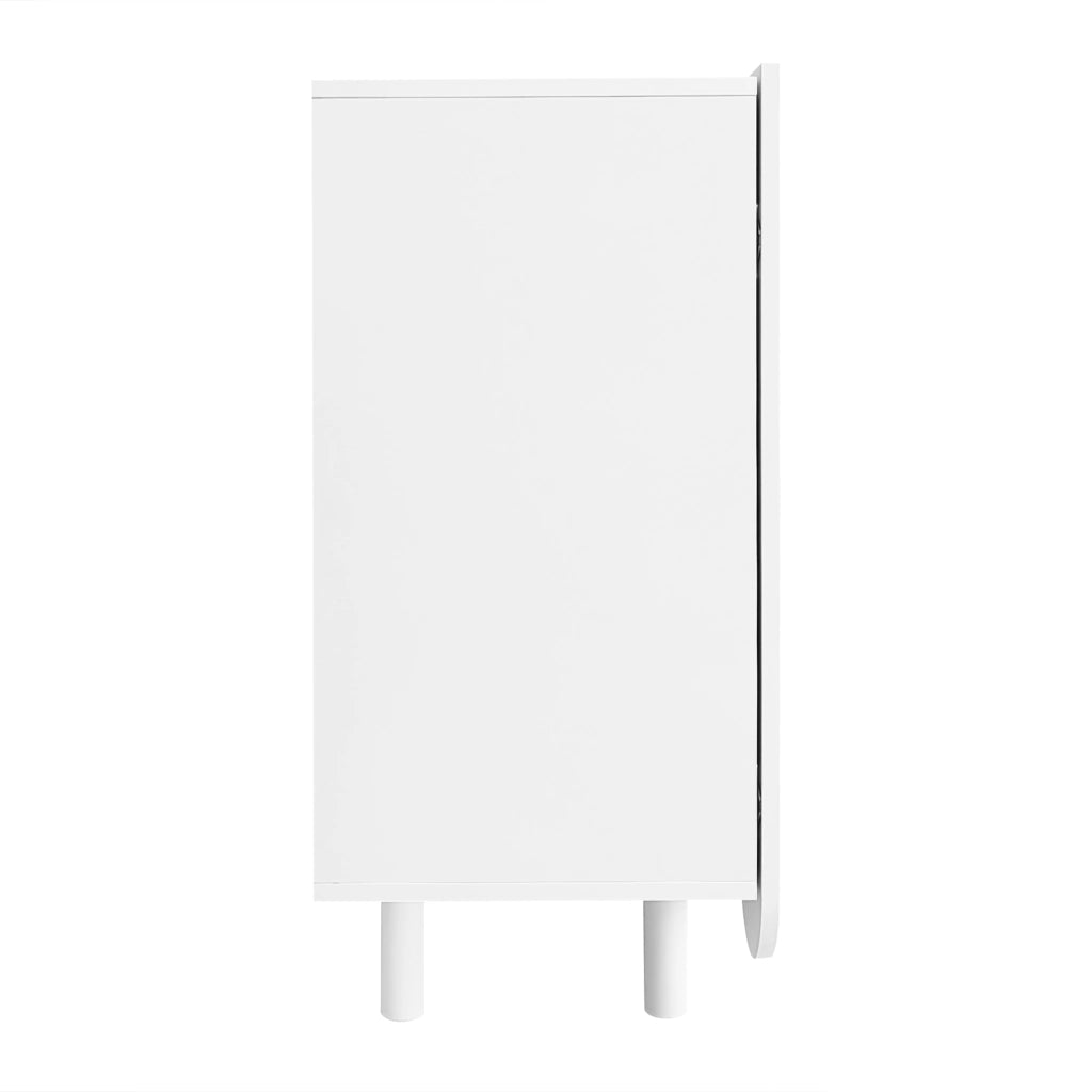 Credenza a goccia - Zephmum- Ante sagomate, cerniere ammortizzate