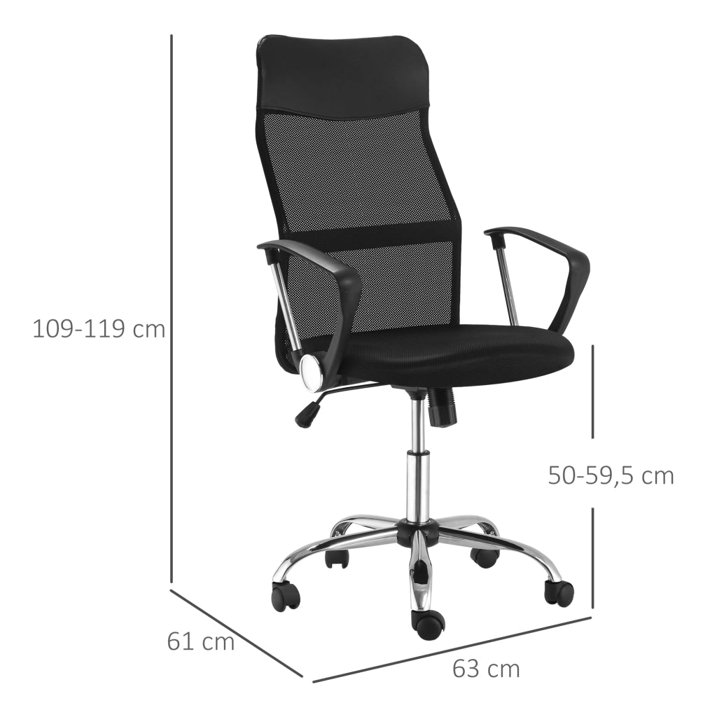Poltrona da ufficio manager ¨C zephmum ¨C tessuto nero