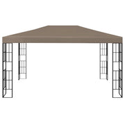 Gazebo 4x3 m Grigio Talpa 312258