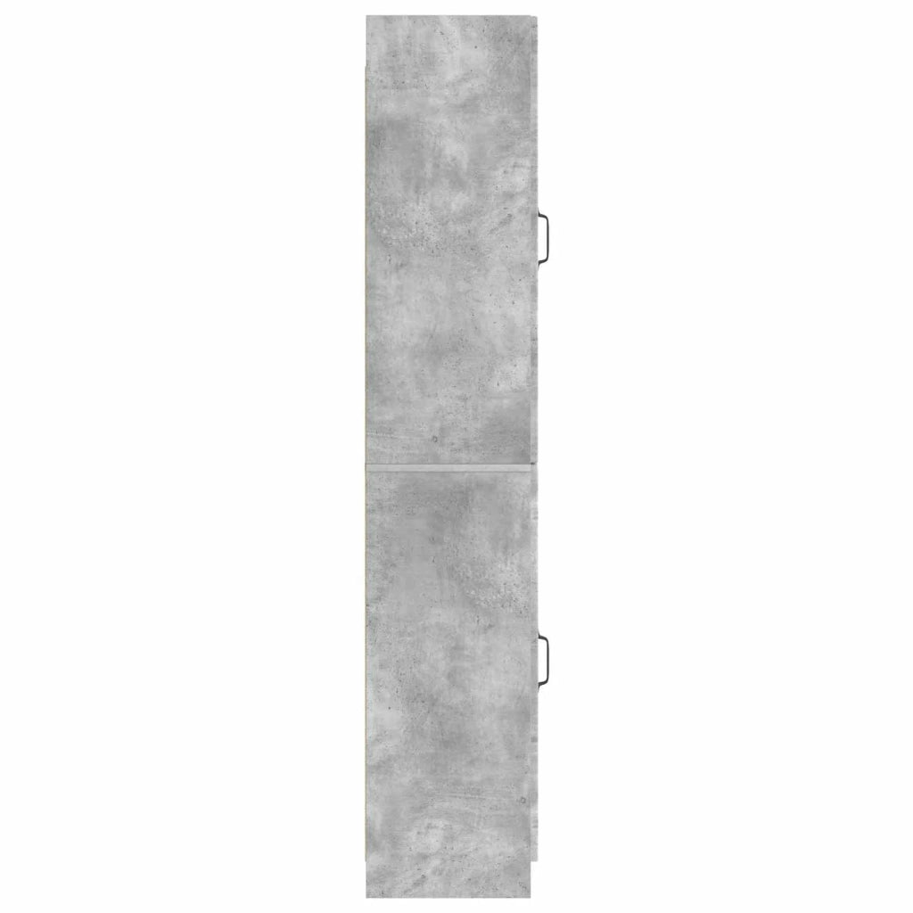 Set di armadi 2 pz Grigio Cemento Legno ingegnerizzato 3416955