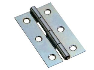 CERNIERE STRETTE PERNO FISSO ART.120- - mm.60x35x1,0 - 24 pezzi ALDEGHI