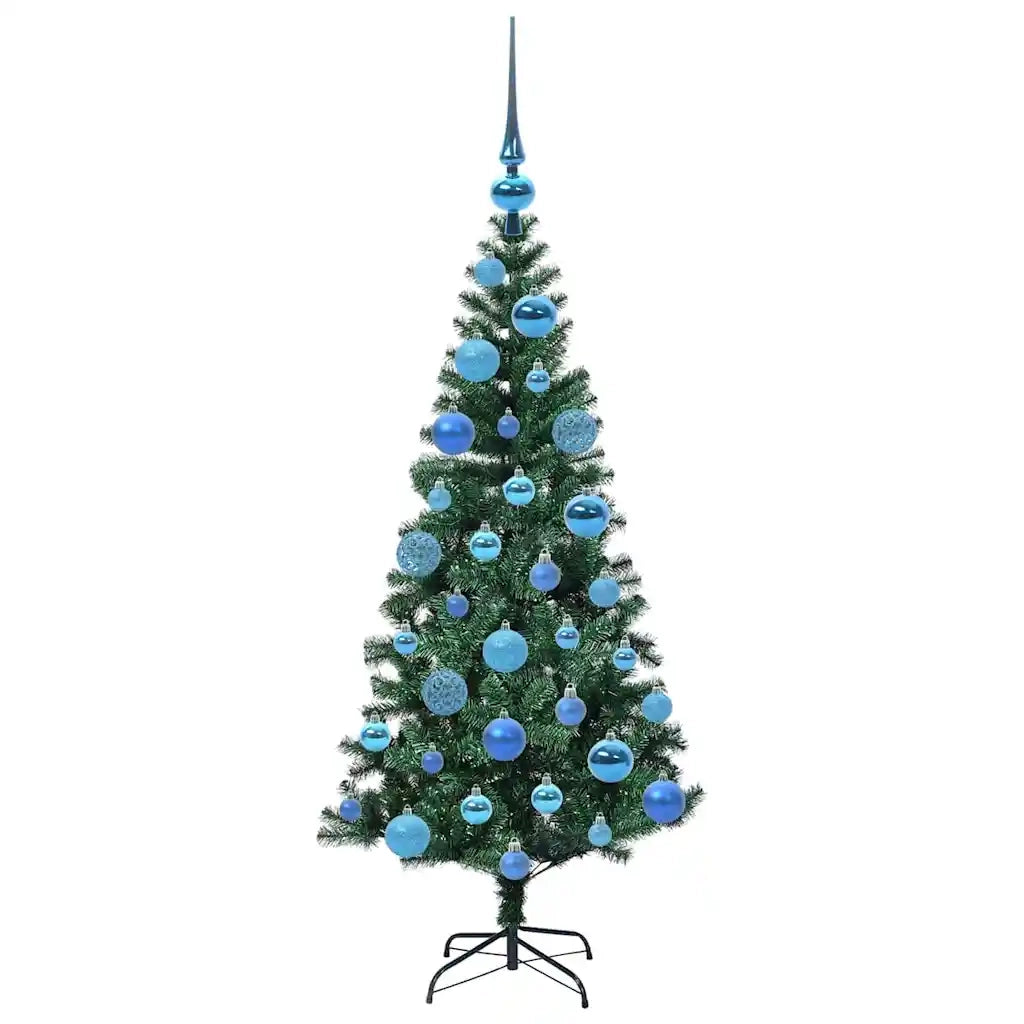 Albero di Natale artificiale con luci integrate Verde 120 cm 3396743