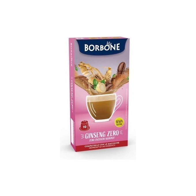 Borbone Capsule Compatibile Nespresso Ginseng Zero 10 Pezzi