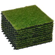 Set Prato Artificiale ¨C Minimal ¨C Verde, 10 pezzi 30x30 cm