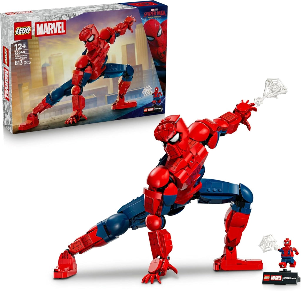 LEGO | Marvel Personaggio di Spider-Man - Action Figure Giocattolo del Supereroe con Minifigure da Collezione ,Eta 12+