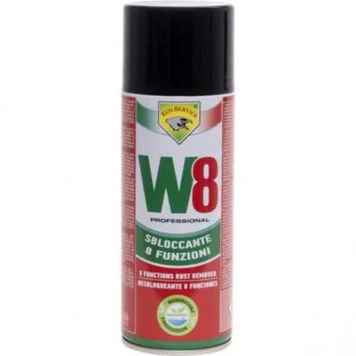 W8 Sbloccante biodegradabile otto funzioni spray 400 ml eco service alta qualità
