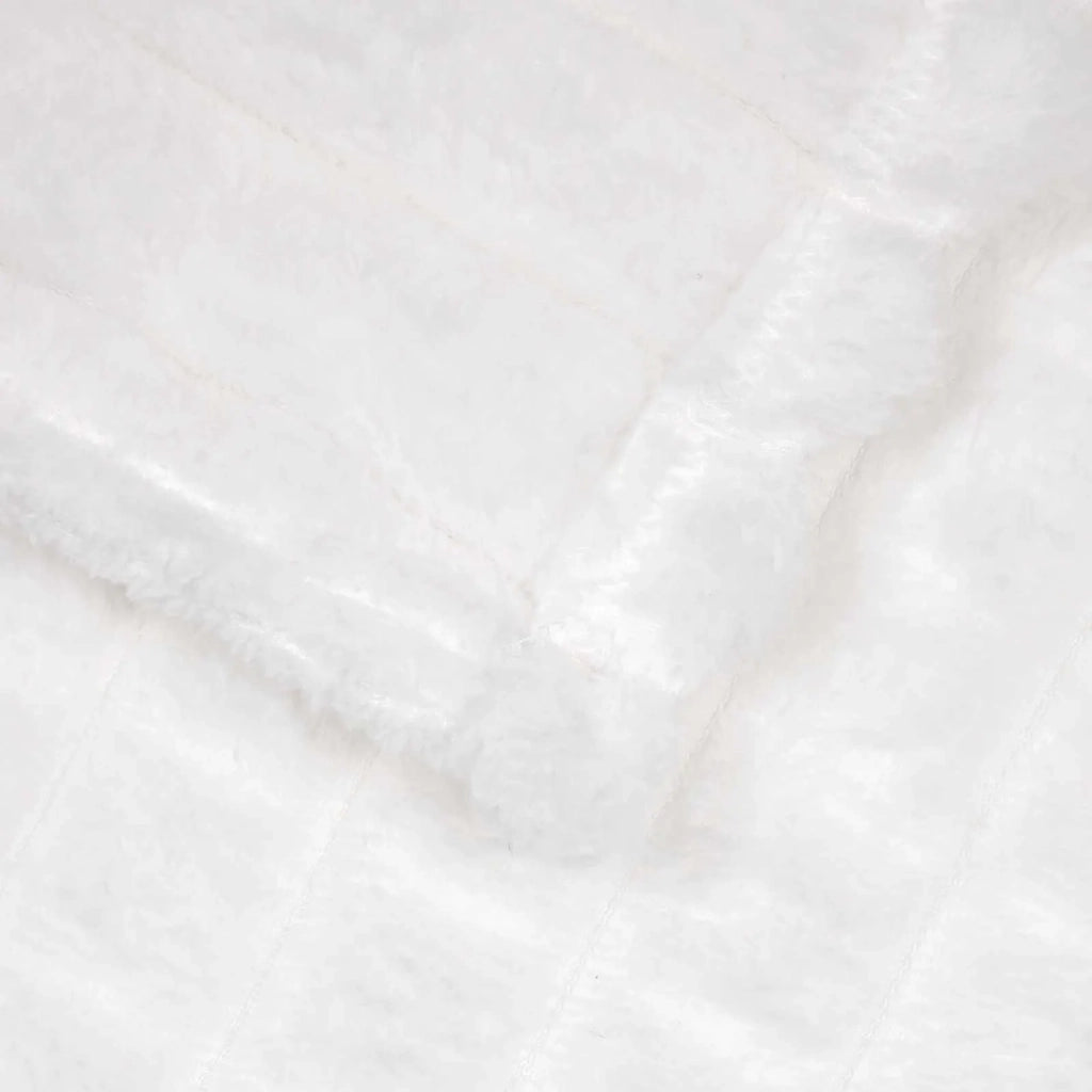 Coperta Bianco 240 x 220 cm Panno 42016935