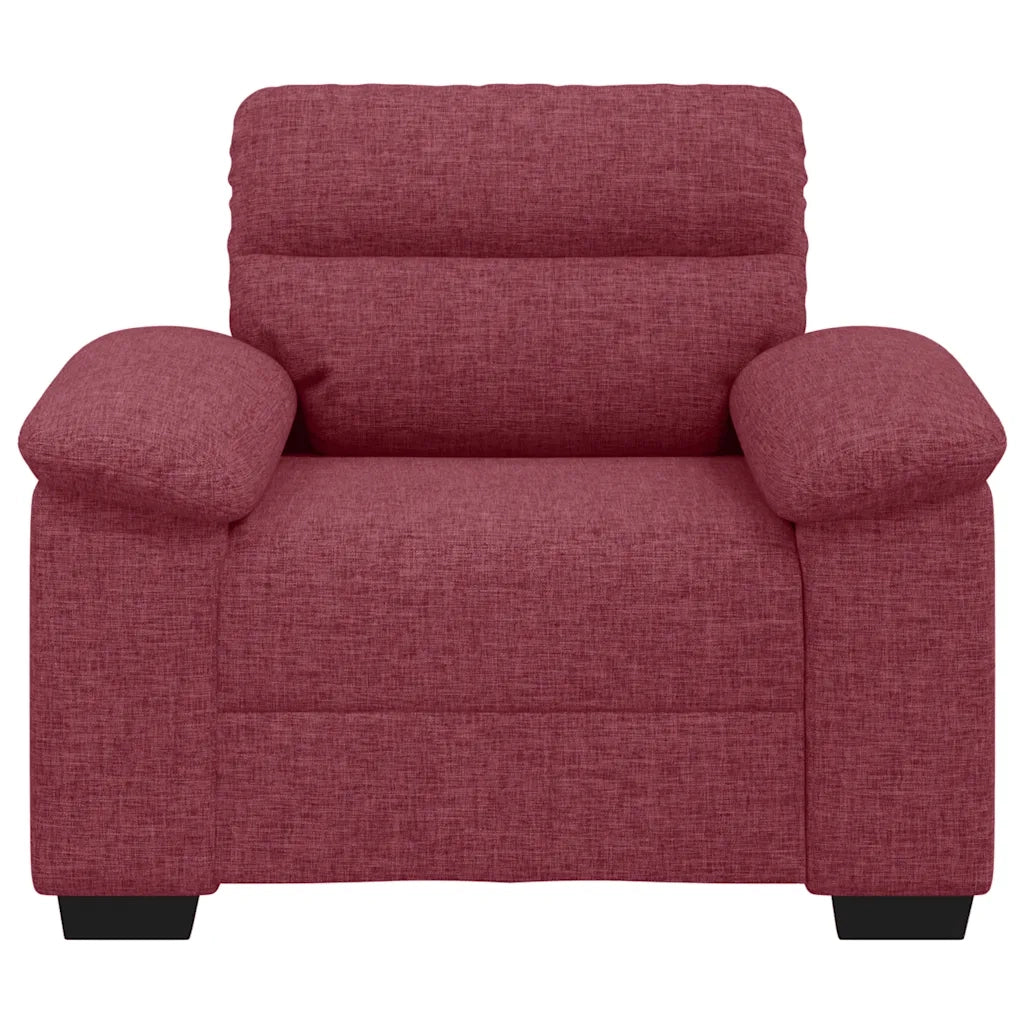 Poltrona Rosso Vino 100x81x84 cm in Tessuto 4105290
