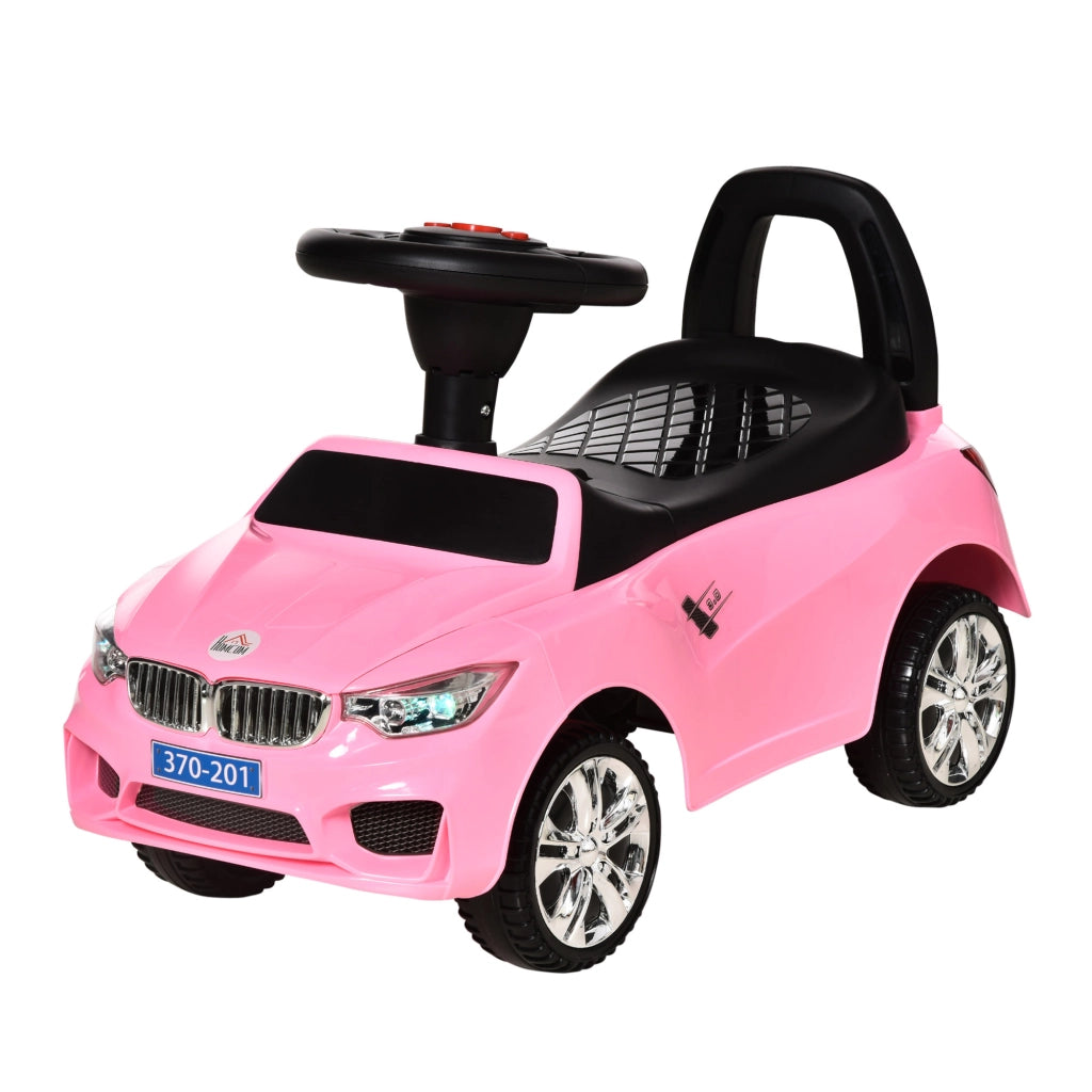 Coche Correpasillos Bambini con Musica e Luci Rosa ¨C Minimal
