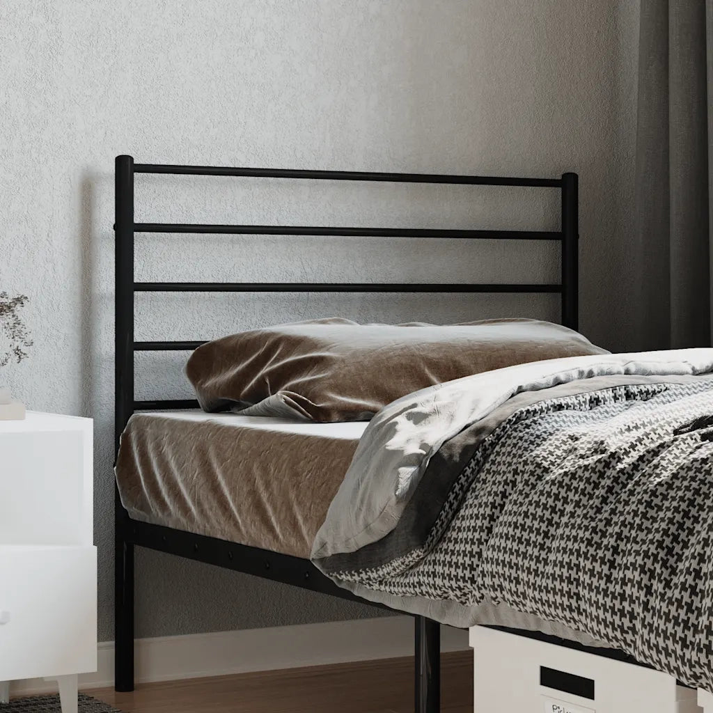 Testiera di Ricambio in Metallo Nero 90 cm 352347
