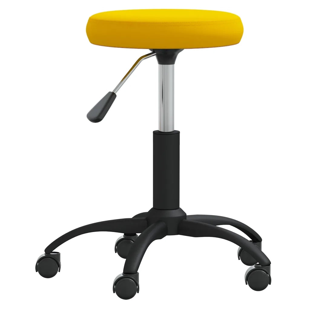 Sedia da Pranzo Giallo Senape in Velluto 3085734