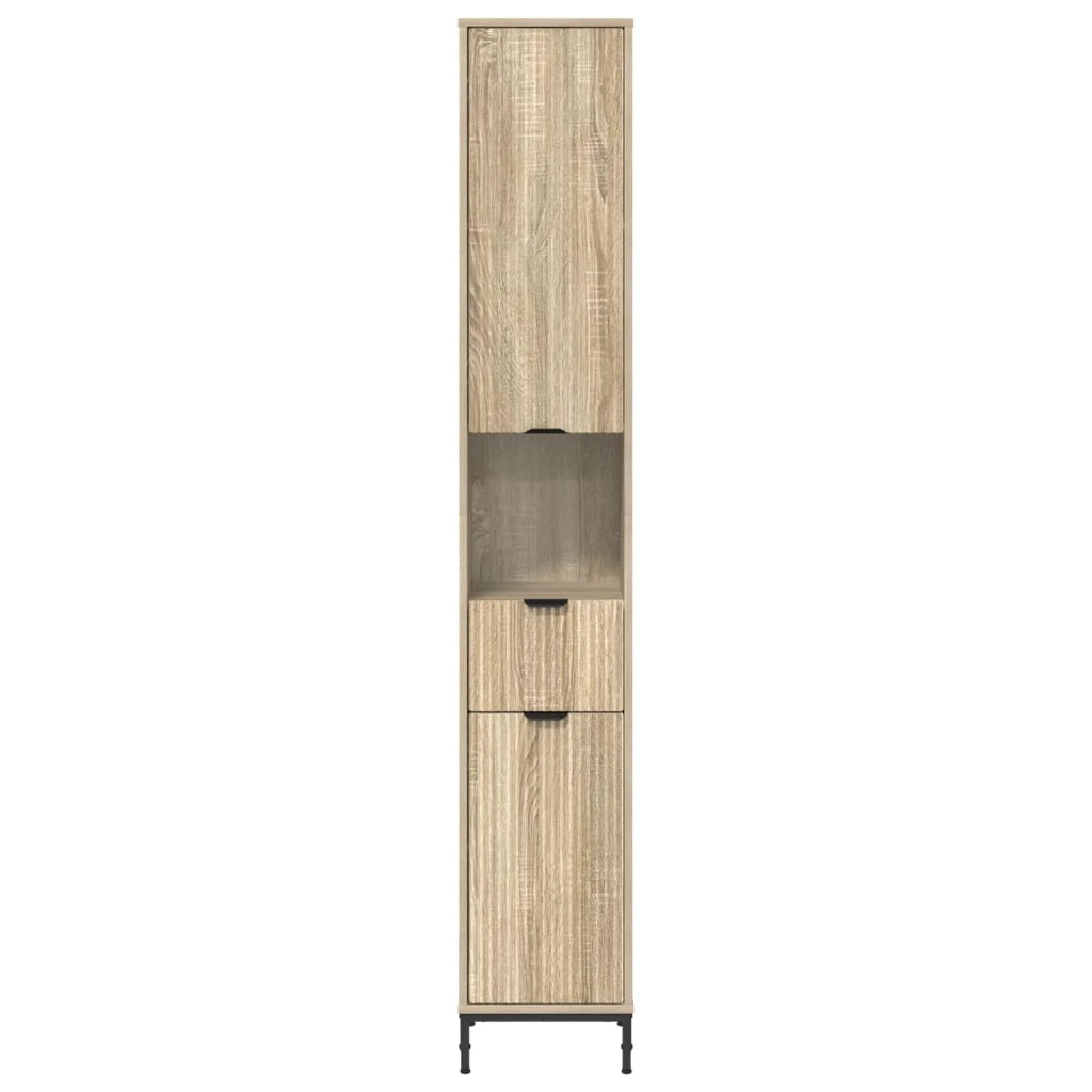 Mobile da Bagno con cassetto Rovere Sonoma 31,5 x 33 x 190 cm 883406