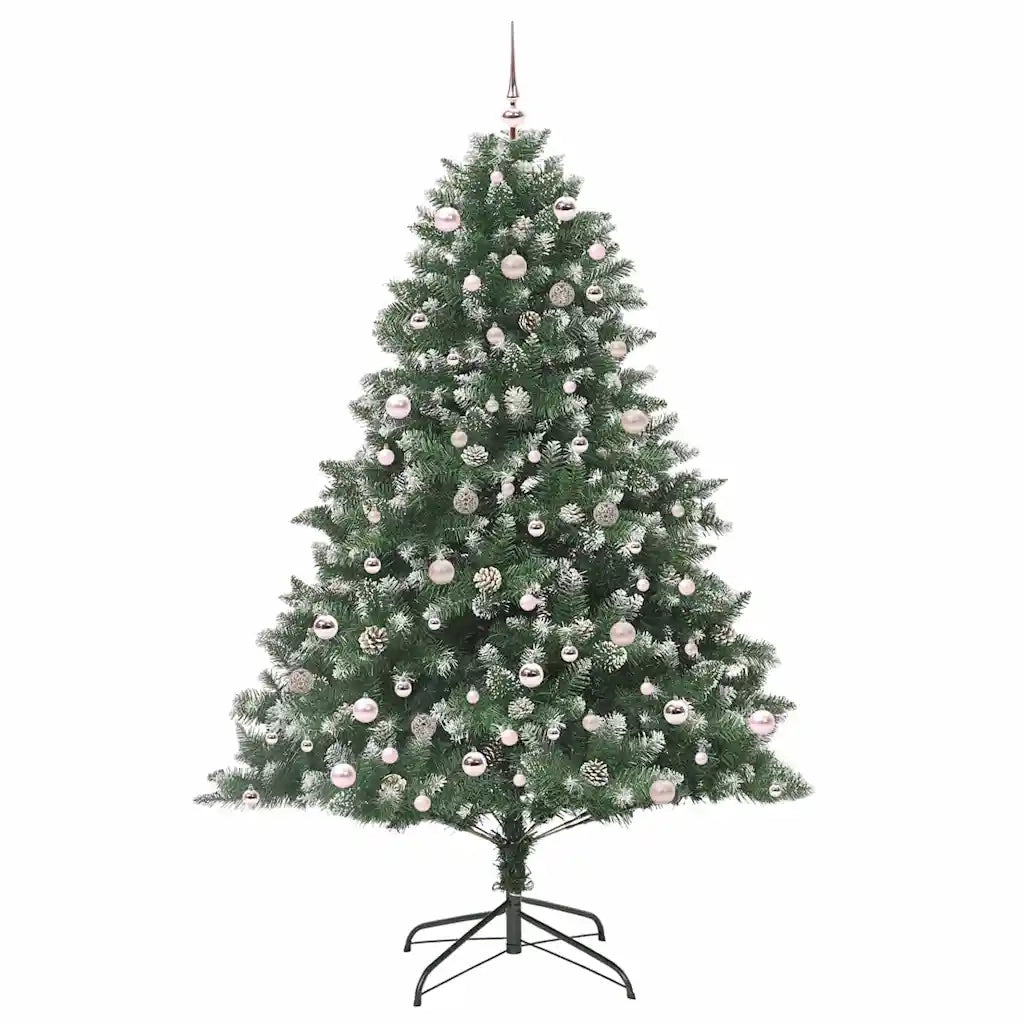 Albero di Natale artificiale con 300 LED Verde 240 cm