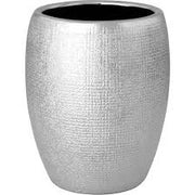 GLITTER BICCHIERE IN CERAMICA ARGENTO SATINATO