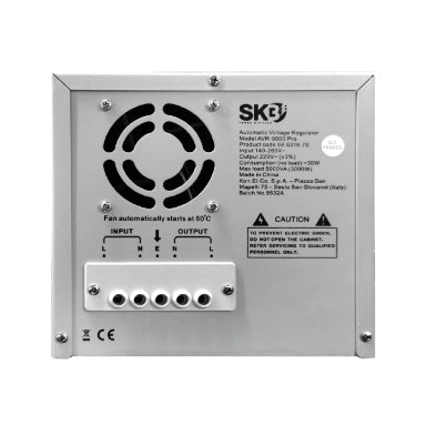 STABILIZZATORE ELETTRONICO DI TENSIONE PROFESSIONALE 5000VA 3000W SKB