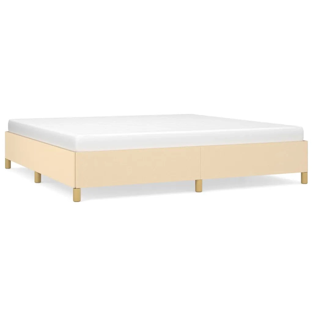 Giroletto senza Materasso Crema 200x200 cm in Tessuto 347194