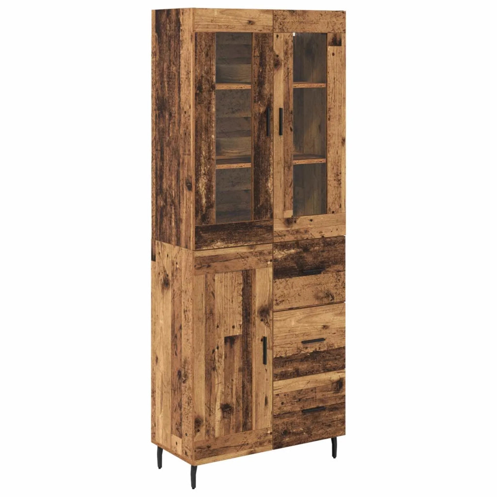 Credenza con cassetto 2 pcs Legno vecchio Legno multistrato 3415695