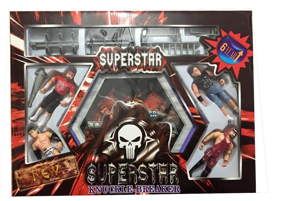 Set Ring Wrestling Combattimento con Personaggi e Accessori