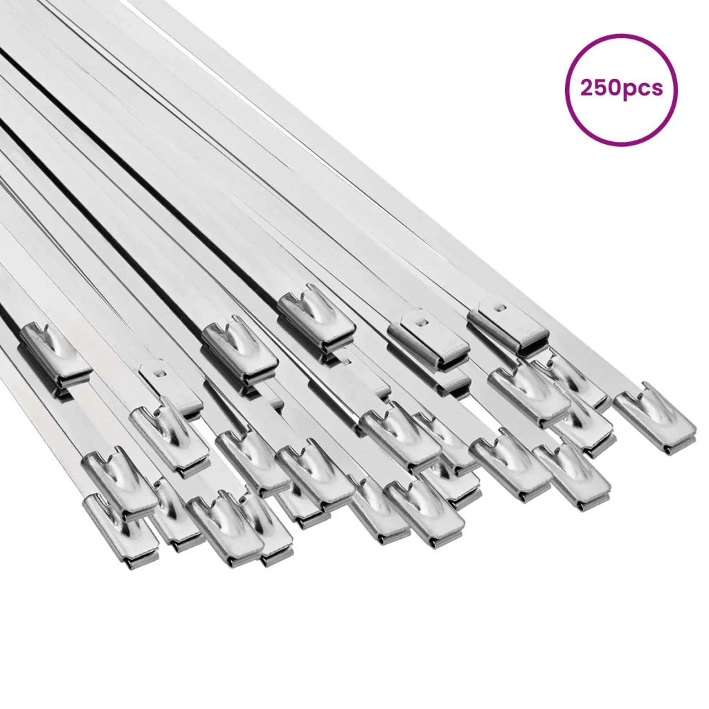 Fascetta per Cavi 250 pz 4,6 x 800 mm Argento 42029347