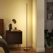 Lampada da Terra LED ¨C Minimal ¨C Argento 150 cm