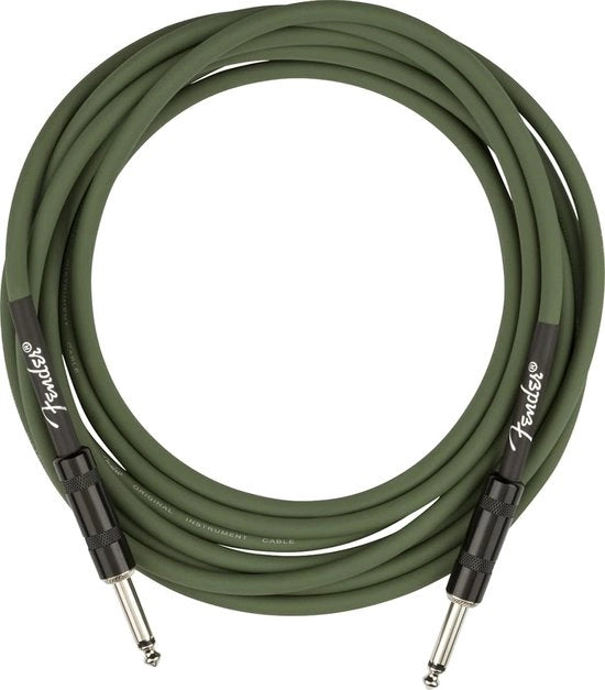 Cavo per chitarra - Cavo jack - 4 Metri - Colore drabbe verde