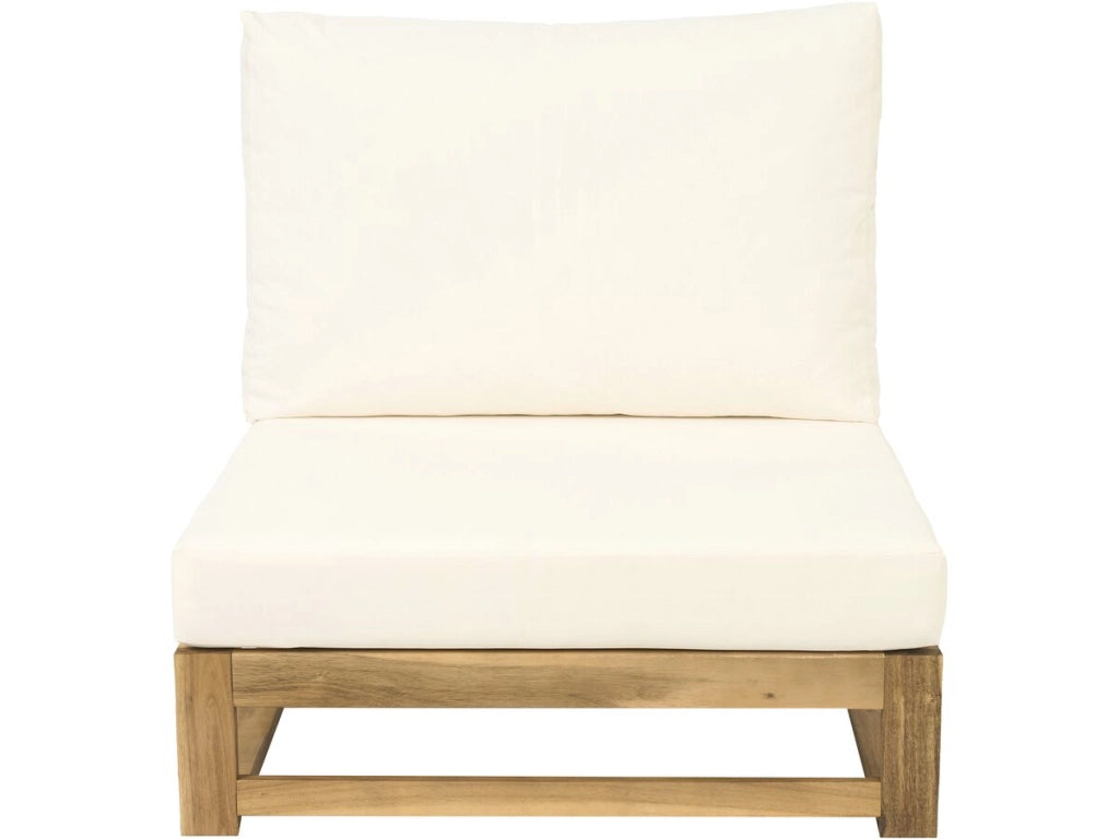 Set di mobili da giardino modulari in legno "Bellingham" con cuscini - 5 posti - Beige