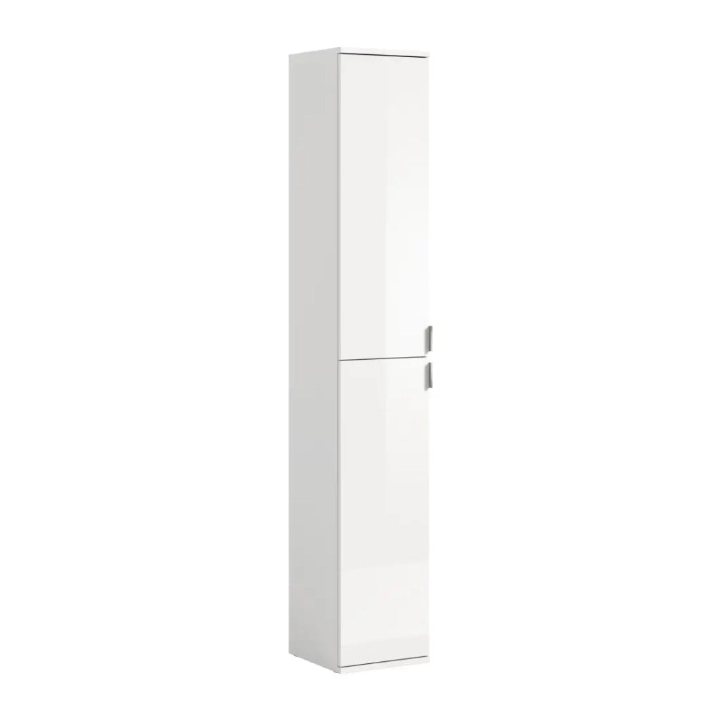 Armadio BODITE – 2 porte – Bianco lucido – Design moderno e pratico