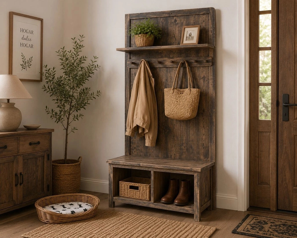 Lettino per animali domestici in vimini marrone 50x40x11/16 cm